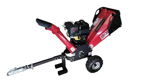 Boss 5 Inch 15hp Gas Briggs & Stratton Powered Chipper Shredder with Electric Start