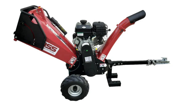 Boss 5 Inch 15hp Gas Briggs & Stratton Powered Chipper Shredder with Electric Start
