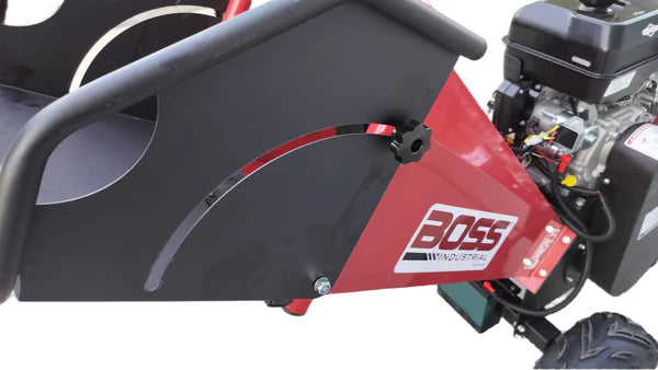 Boss 5 Inch 15hp Gas Briggs & Stratton Powered Chipper Shredder with Electric Start