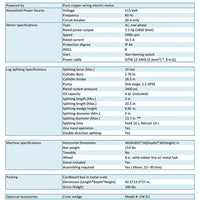 Boss 10 Ton Electric Log Splitter