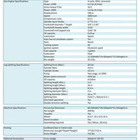Boss 20 Ton Dual Action Gas Log Splitter
