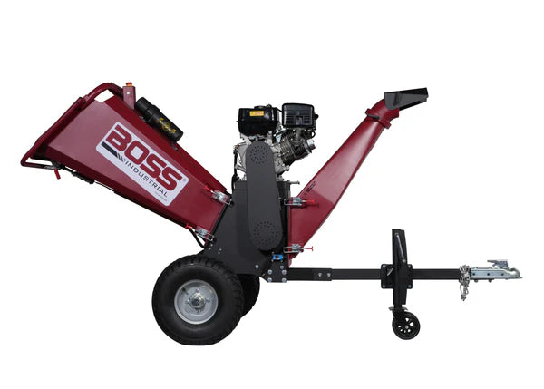 Boss 6 Inch 15hp Gas Briggs & Stratton Powered Chipper Shredder with Electric Start