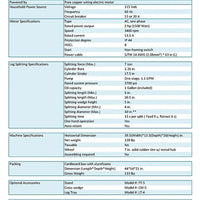 Boss 7 Ton Electric Log Splitter