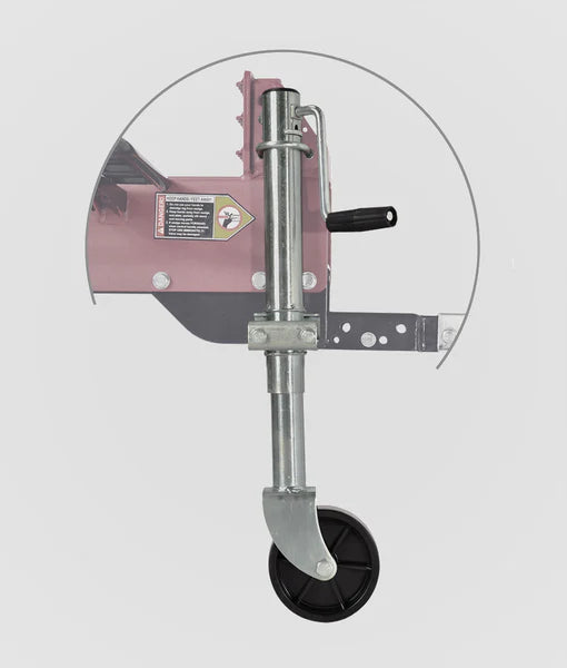 Boss Industrial Wheeled Trailer Jack Stand for Log Splitter - Compatible Models: GD16T21