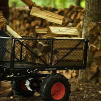 Electric Utility Wagon Pro - 48V 2Ah Li-Ion Battery, 660Lb Max Weight