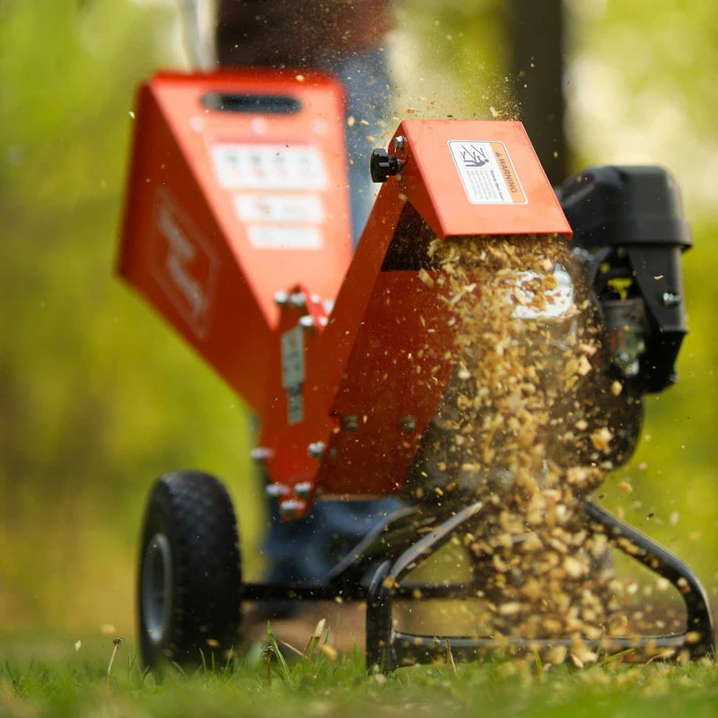 SuperHandy Wood Chipper Compact - 7HP 212CC, 3" Max Branch Capacity