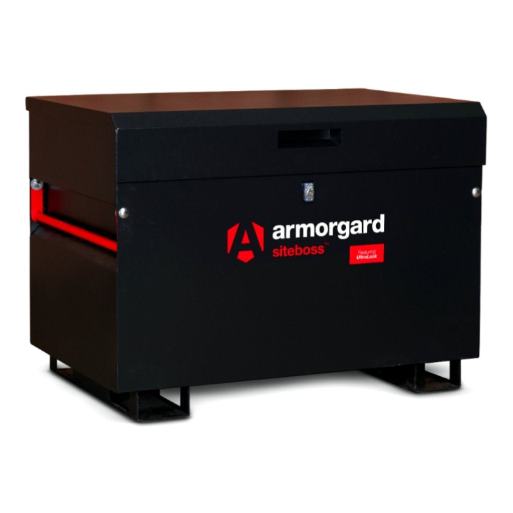 Black Armorgard SB24 Siteboss with Armorgard logo on a white background