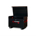 Black Armorgard SiteBoss Chest with open lid on a white background, featuring the Armorgard logo.