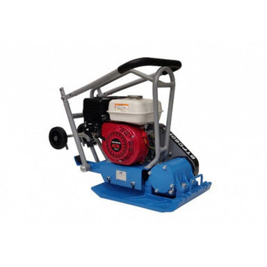 Beton Trowel 14 In Plate Compactor with red engine on a white background