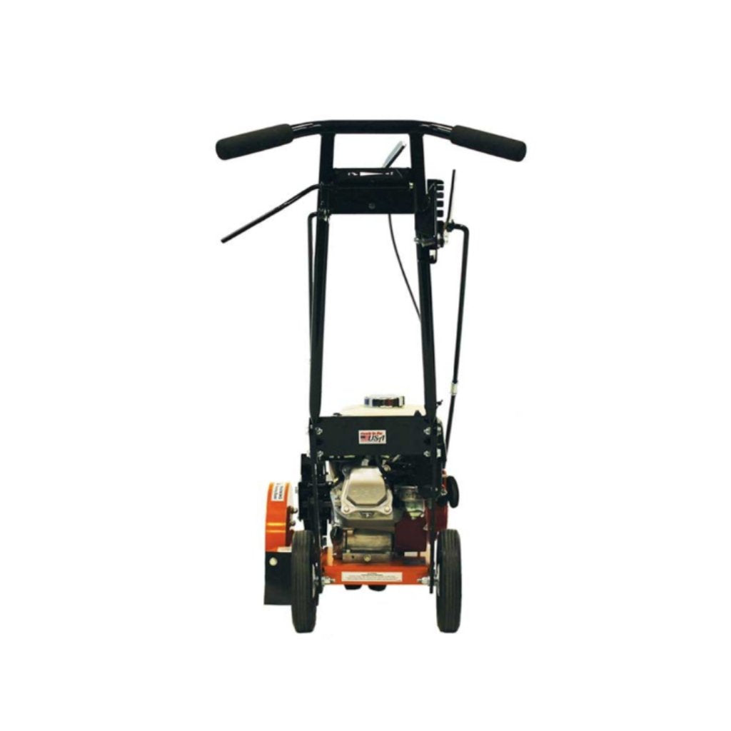 Orange brave 8 inch crack cleaner on a white background