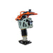 Brave tamping rammer 4496lb with orange and black components on a white background