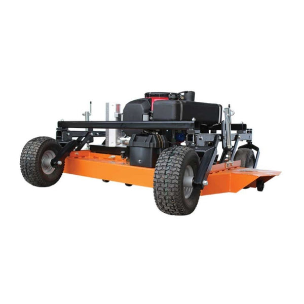 Brave BRPFC112HE finish cut mower on a white background
