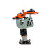 Brave 4496 lb Tamping Rammer with orange arm on a white background