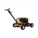Orange and black bravepro bed sculptor bed edger on a white background