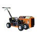 Orange and black brave 7 inch mini trencher on a white background