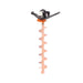 Orange Brave Pro One Man Auger on a white background