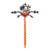 Brave pro two man auger 7/8 inch  with orange spiral blade on a white background