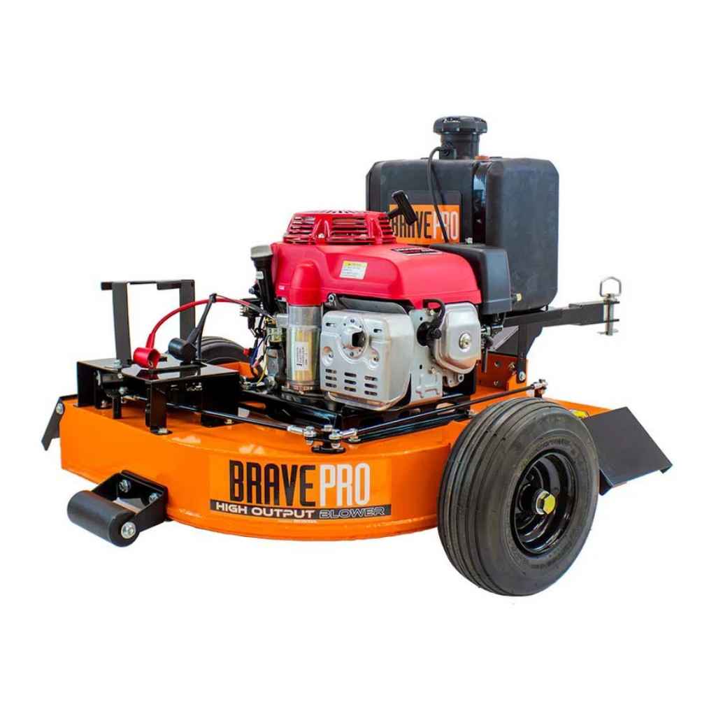 Brave Pro Tow Behind Blower on a white background