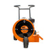 Orange and black Brave pro Walk Behind Blower GX160 with 'Brave Pro' branding on a white background