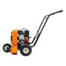 Brave Walk Behind Leaf Blower Honda GX160 with orange accents on a white background