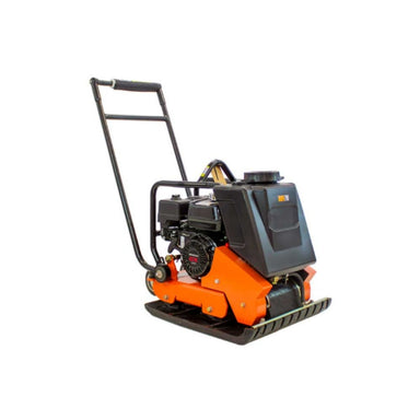 Orange and black brave plate compactor BRPFP145H 
on a white background