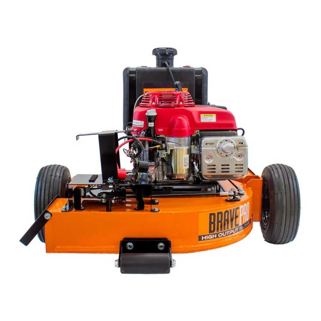 Brave Tow Behind Blower on a white background