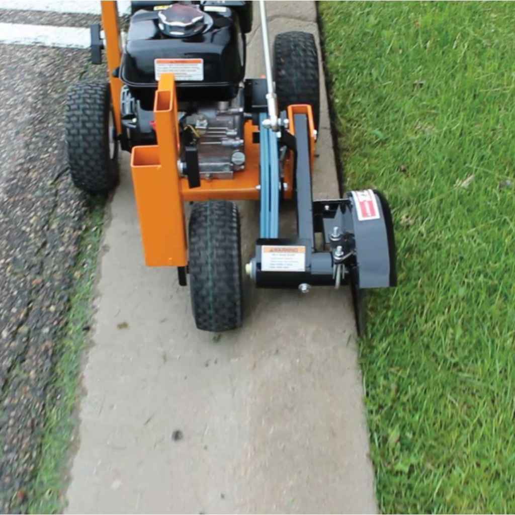 brave star blade curb edger on a grassy area next to a sidewalk