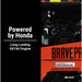 Brave Pro reversible 15 inch plate compactor with Honda engine branding on a black background