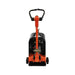 Orange and black Brave plate compactor 15 inch BRPRP210H on a white background