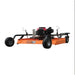 Orange bravepro rough cut mower with 'Brave Pro' branding on a white background