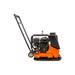 Orange and black bravepro 20 inch plate compactor BRPFP145H on a white background