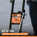 Brave Pro star blade curb edger with Honda logo on a textured surface