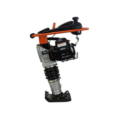Brave 3600 LBS Tamping Rammer with a black and orange handle on a white background