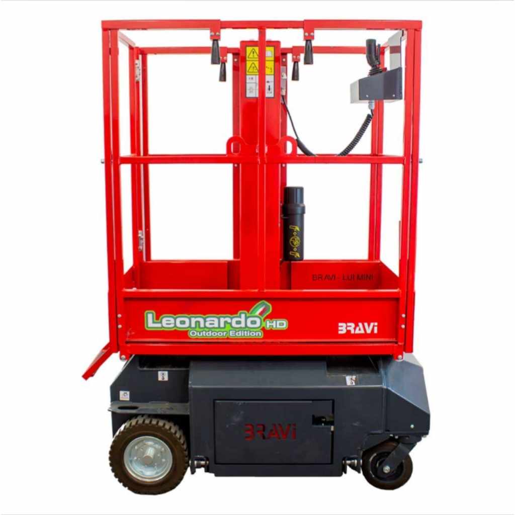 Red Bravi Leonardo lift on a white background