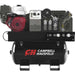 Campbell Hausfeld air compressor generator with engine on a white background