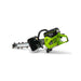 a green and black georipper minitrencher on a white background