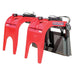 Red greywolf quick attach grapple with 'GREYWOLF' branding on a white background