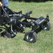 Jrco Hooker Aerator 38 Inch on grass with 'JRCO' branding