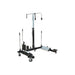 k and m wheel dolly on wheels with adjustable components on a white background