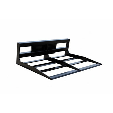 Black Loflin Mini Skid Steer Land Plane on a white background