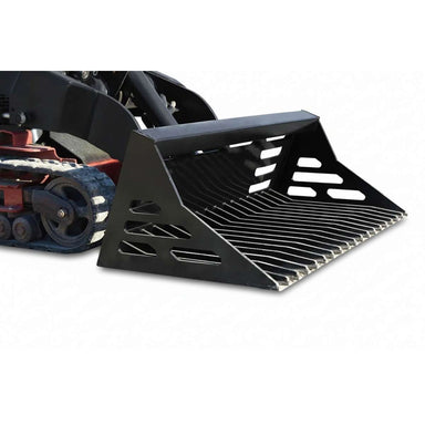 Black Loflin Fabrication Mini Rock Bucket on a white background