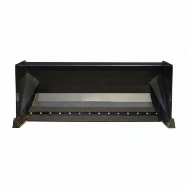 Black Loflin Fabrication Snow Pusher on a white background