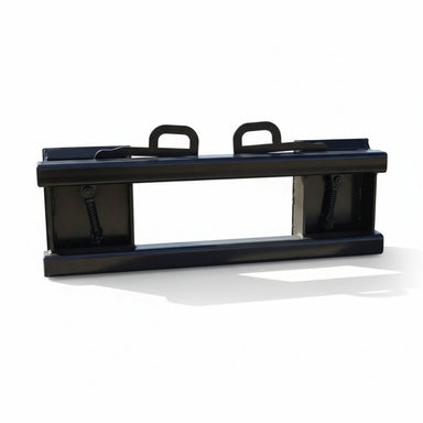 Black Loflin Universal mounting bracket with two handles on a white background