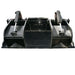 Black Loflin Xhd grapple bucket attachment on a white background