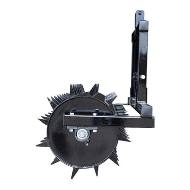 Black Maxim 48 inch spike aerator 3 point hitch for sale on a white background