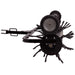 Black Maxim Plug Aerator MSP48.MAX on a white background