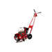 Red mclane edger gx120 with a white background