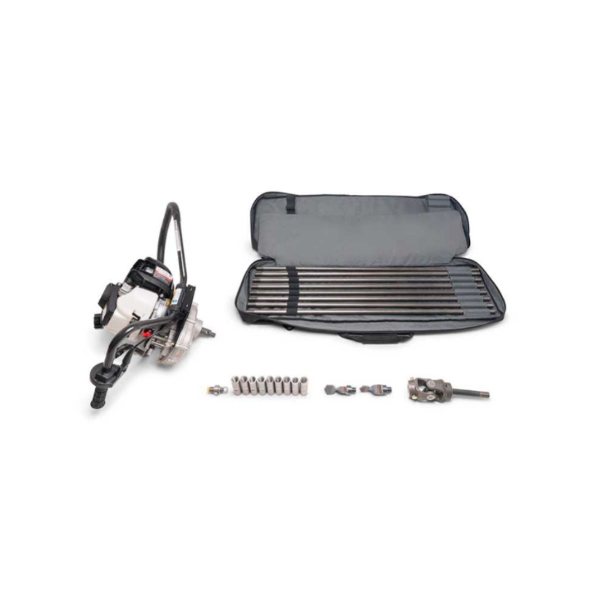 minitrencher sb215 sibore microbore drill kit and case on a white background