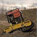 Small movex xc 30 all terrain carrier on a dirt surface with a scenic background