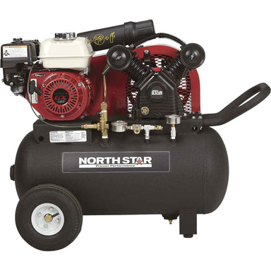North Star 20 gallon air compressor on a white background